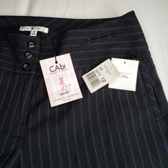 ‼SOLD‼ Cabi Pinstripe Trouser Pants Wide Leg - Picture 5 of 8
